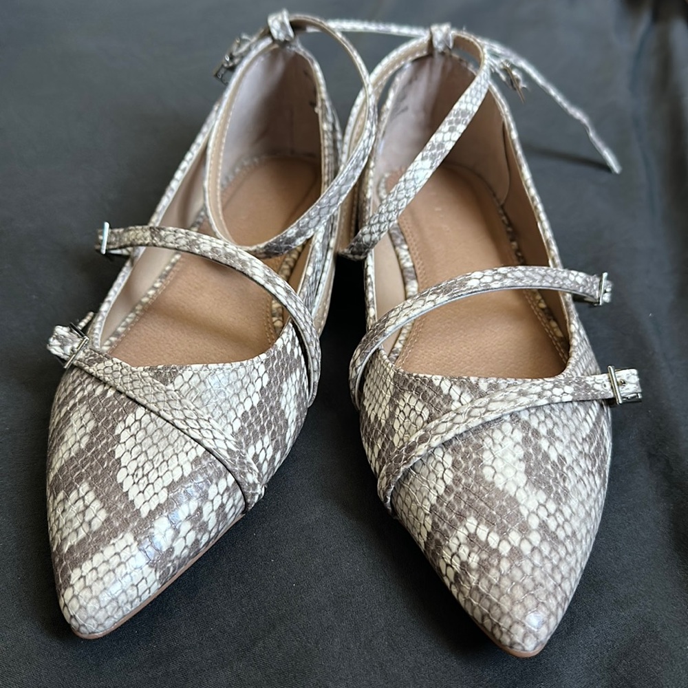 NEW Asos Design Strappy Pointed Ballet Flats!!!!